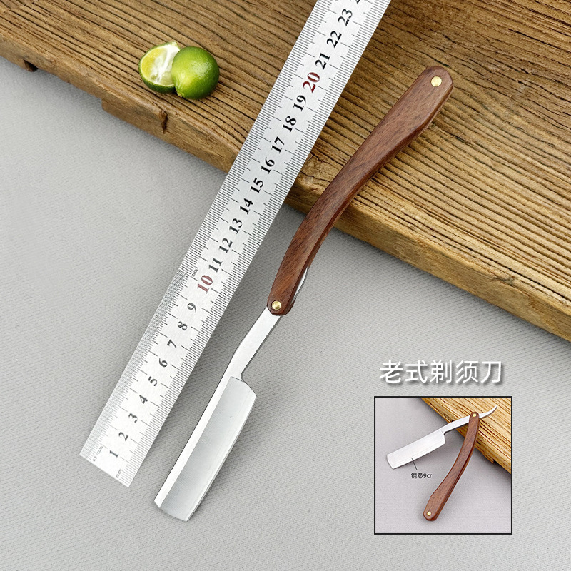9Cr High Hardness Razor Barber Shop Special Razor Shaving Razor Bald Hairdressing Razor Old-Fashioned Razor