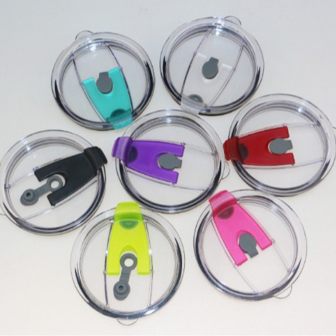 厂家直供30oz透明翻片吸管盖 适用30 yeti 冰霸杯盖 保温杯盖子