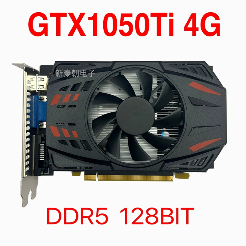 GTX1050Ti 4G видеокарта HD игры дискретная видеокарта DDR5 Настольный компьютер обновление новая зарубежная версия