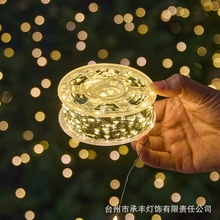 圣诞树灯LED铜线灯串50米100米星星灯满天星小彩灯新年花环装饰灯