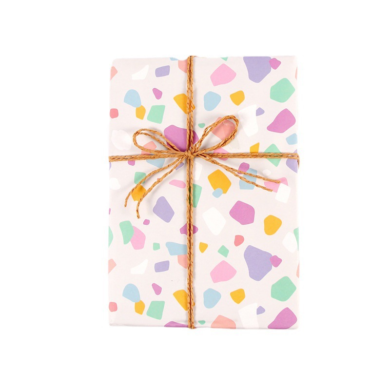 Papel de Regalo Amazon Love Rainbow Pebble, Papel de Regalo para el Día de San Valentín, Bolsa de Papel para Regalo, Papel para Cubiertas de Libros, Caja de Regalo al por Mayor