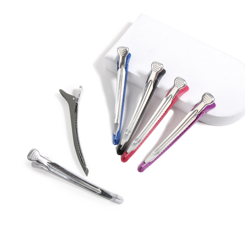 Professional Hair Sectioning Clips For Salons Matte Duckbill Clips_voghion.com