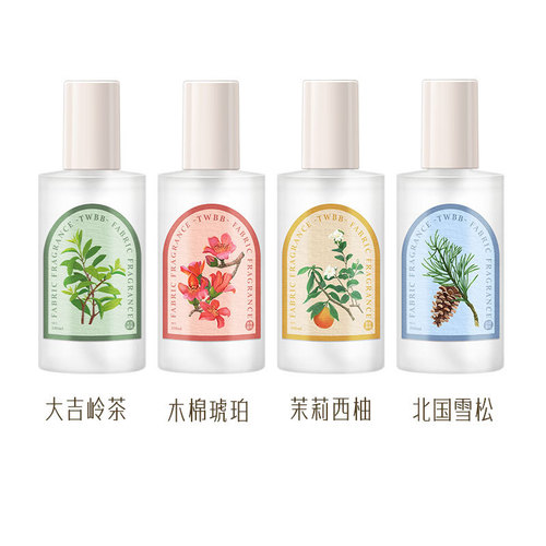 Air freshener, clothing fragrance spray, clothing spray, floral and fruity eau de toilette, deodorizing and deodorizing air fragrance