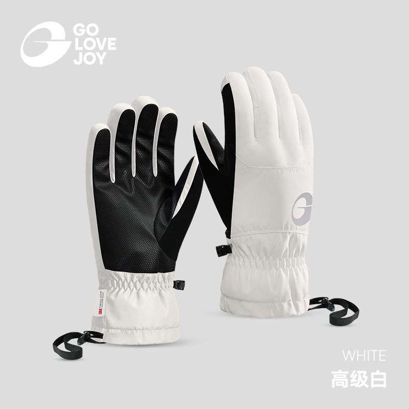 GOLOVEJOY高乐捷滑雪手套加绒冬季保暖防寒防冻防水可触屏骑行|undefined