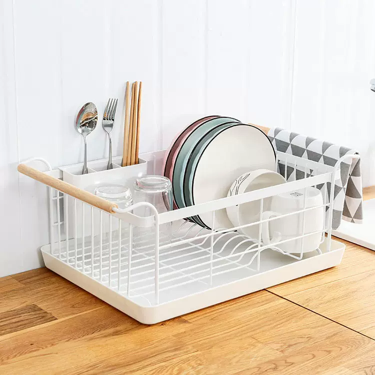 厂家定制不锈钢水槽置物架收纳厨房用品碗碟架 餐具篮碗筷沥水架