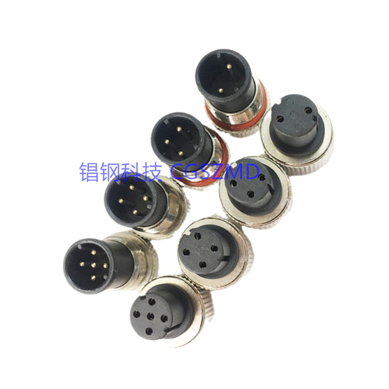 M12 L-Code ��ˮ��Դ��������ͷWaterproof power connector male