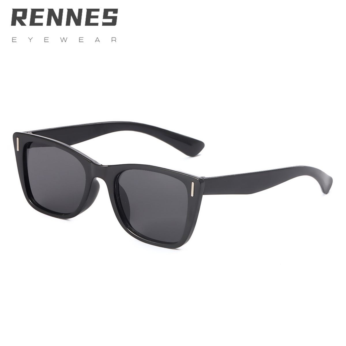 2022 nuevo estilo coreano vertical mi caja de uñas gafas de sol retro personalidad tendencia Internet celebridad selfie gafas de sol 97110