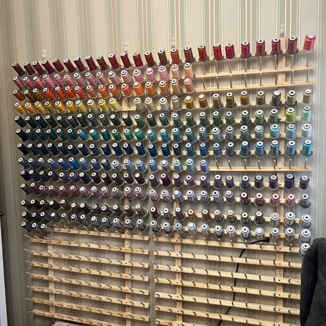 线架缝纫线实木架子串珠放线宝塔收纳玉线挂线毛线架缝纫实木架子