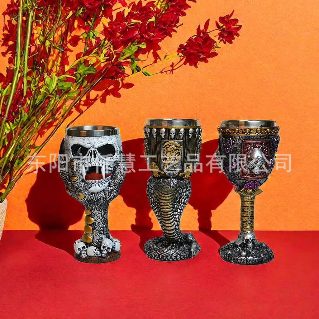 Año nuevo nuevo estilo copa escultura hogar sala de estar entrada suministros de decoración resina artesanía taza decoración