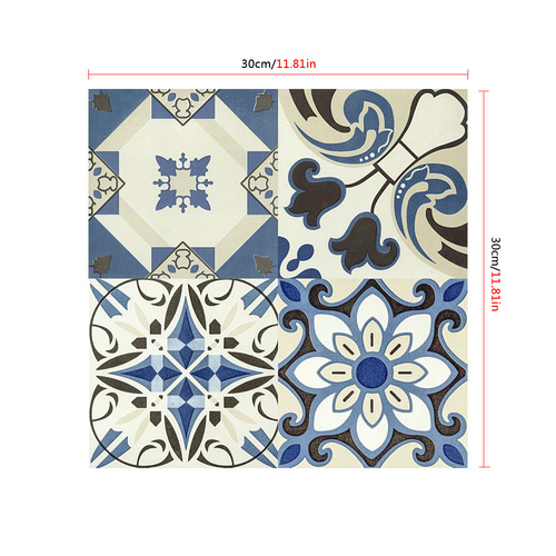 Floor stickers, decorative wall stickers, waterproof self-adhesive wallpaper tile stickers, kitchen bathroom living room wallpaper self-adhesive floor stickers