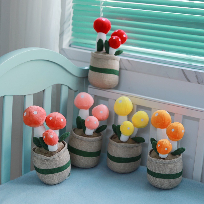88g Weight Stuffed Animals & Plush Toys Toys Type 1 Piece Quantity PP cotton Material Potted Plant Pattern Children Unisex Gender Cute Style Children Unisex Potted Plant PP Cotton Stuffed Animals & Plush Toys 9
