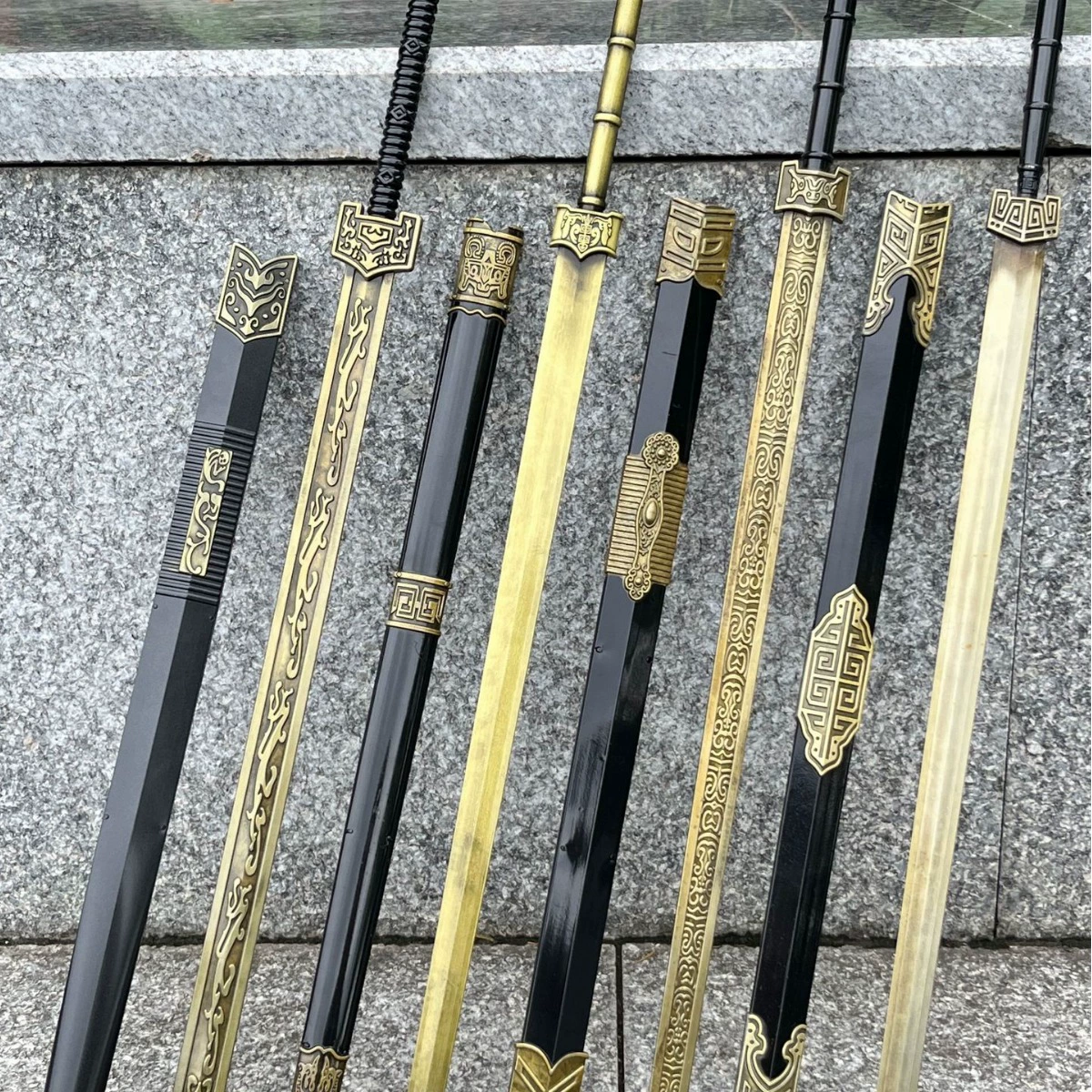 48 см сплав Древний меч оружие меч Цинь Шихуан меч Юэ Ван меч Жуйи исторический знаменитый Меч Модель оружия украшения