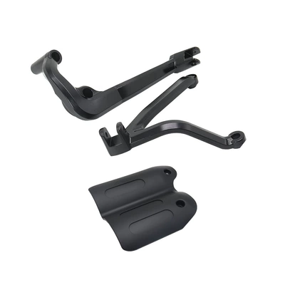 Suitable for Sportster S 1250 RH1250 motorcycle rear pedal bracket heat shield (Motorcycle Safety Supplies) - grey