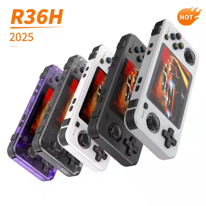 2025 New Cross-Border R36H Handheld Dual-Joystick Arcade Handheld Game Console Portable Psp Can Be刷Ed with Android System 2025 New Cross-Border R36H Handheld Dual-Joystick Arcade Handheld Game Console Portable Psp Can Be刷Ed with Android System