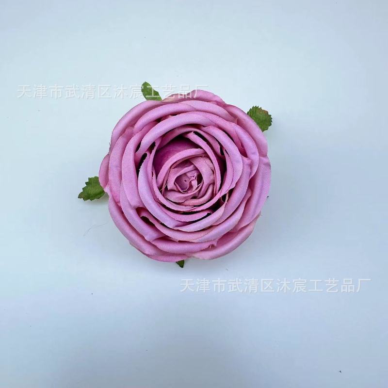 模造皇妃バラの花の頭は花の壁の偽の花のヘアピンのヘアピンの髪飾りdiyの髪飾りのアヒルの口のサイドクリップを模倣します。|undefined