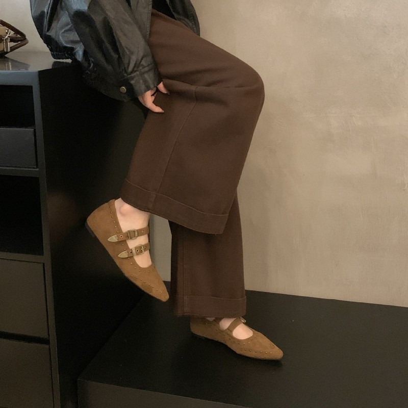 复古尖头浅口内增高单鞋女2025年新款设计感法式晚晚风玛丽珍鞋子|undefined