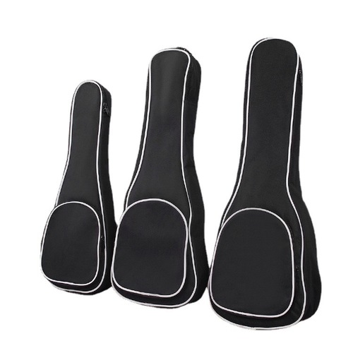 Ukulele white edge cotton bag 21 23 26 inch thickened shockproof and waterproof ukulele ukulele bag