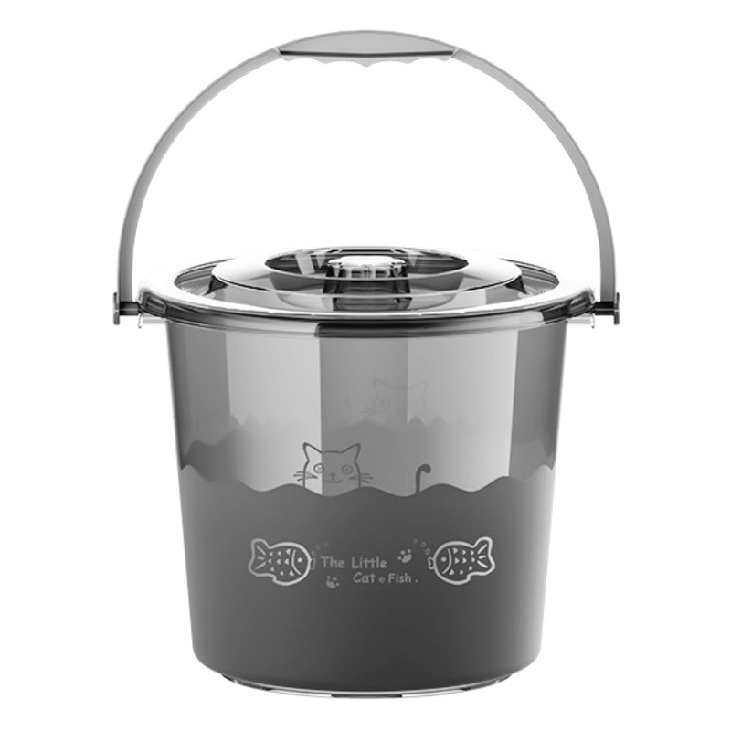 Wholesale thickened plastic bucket with lid household bucket bucket children's art bucket mini toy bucket