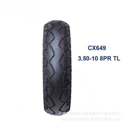 High Quality Motorcycle Tire 3.50-10 Vacuum Tire 4Pr Cx-649 Motorcycle Tire (Elektrikli avtomobil şinləri)
