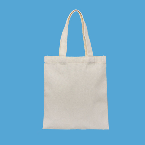 Blank canvas tote bags, custom-printed designs with LOGO, shopping drawstring bags, promotional canvas packs—single-item printing available.