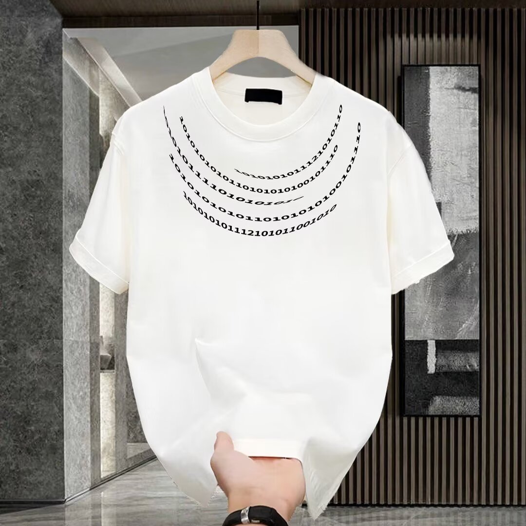 T-shirt corta in stile americano per giovani uomini e donne, top estivo a maniche lunghe, casual e alla moda, per Instagram_voghion.com