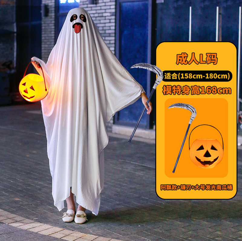 Halloween幽灵鬼服装加厚款派对活动装扮服饰道具用品 万圣节服装|undefined