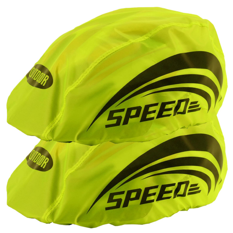 Helmet Rain Cover Bicycle Helmet Set with Reflective Strap Waterproof Rain Cover Dustproof Helmet Water Cover Riding Equipment