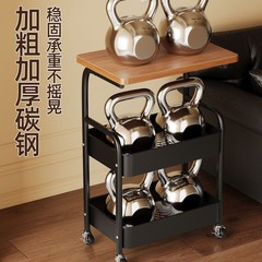 中古风小推车置物可移动茶几零食客厅沙发边几边桌迷你床头桌子柜