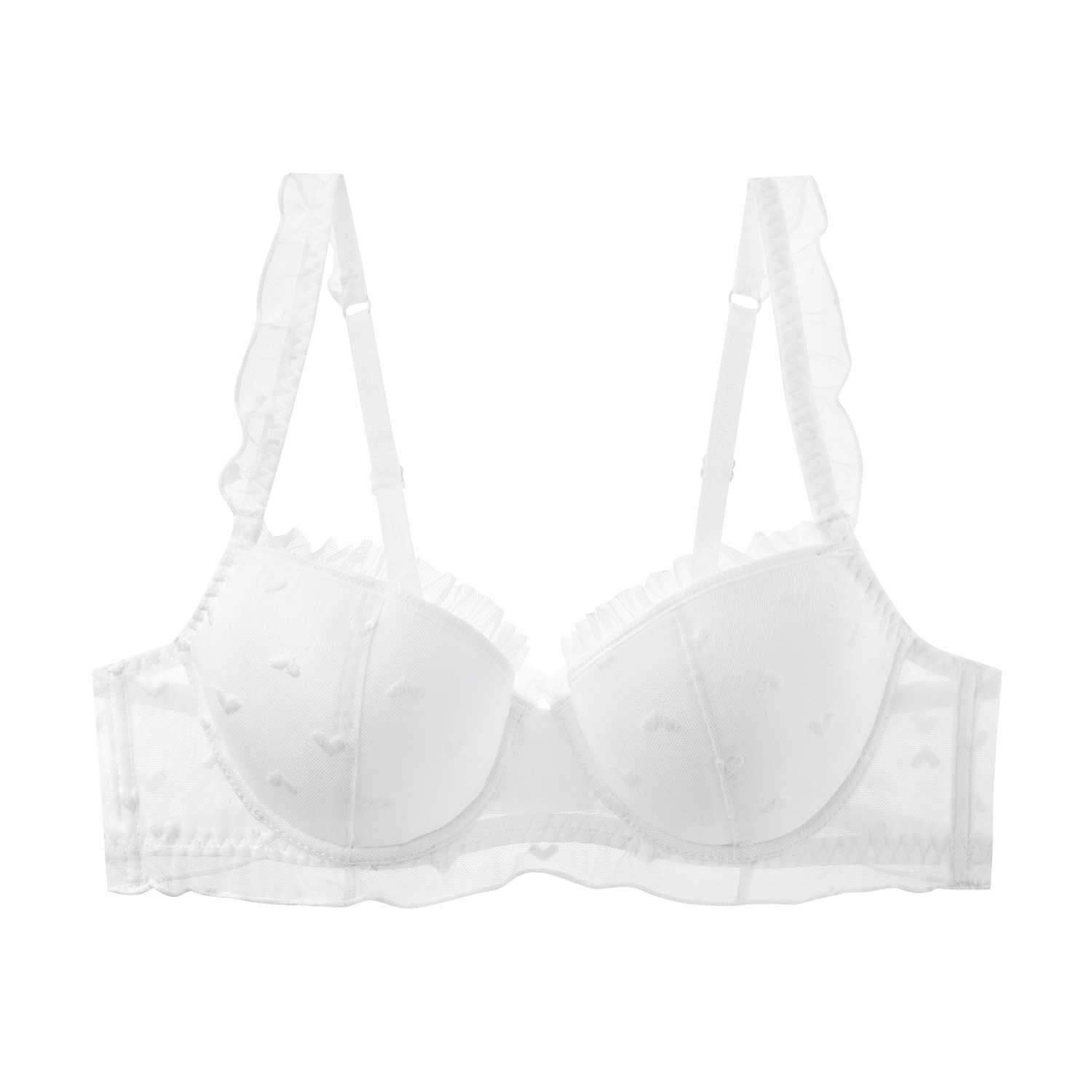 Venta caliente transfronteriza ropa interior de mujer de encaje francés sexy puro sujetador transpirable delgado sujetador de soporte superior al por mayor