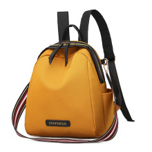 韩版纯色牛津布潮女女单双肩包糖果色小清新气质女孩小背包潮包