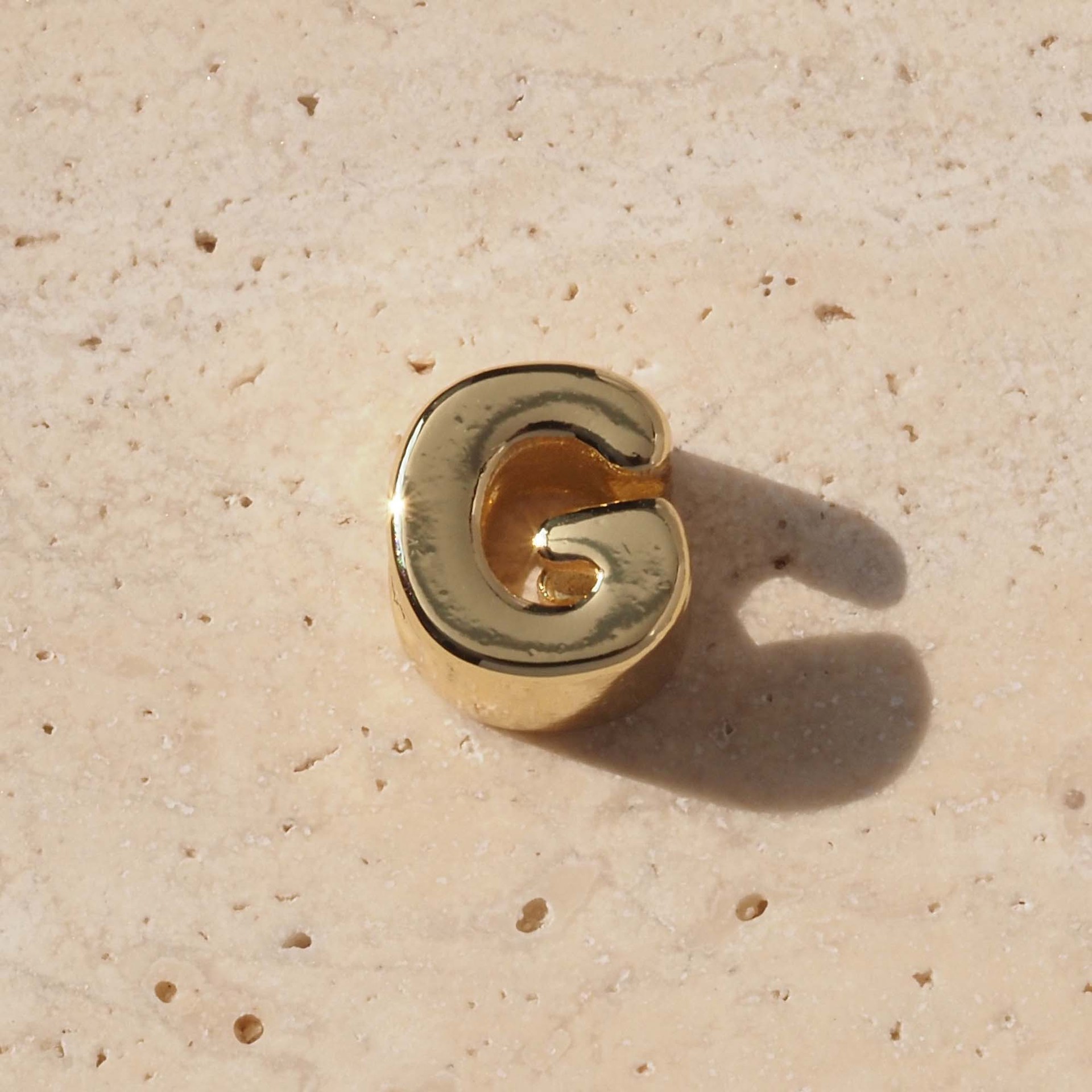 Gold Plated Initial Letter Pendant Necklace Simple Diy Jewelry_voghion.com