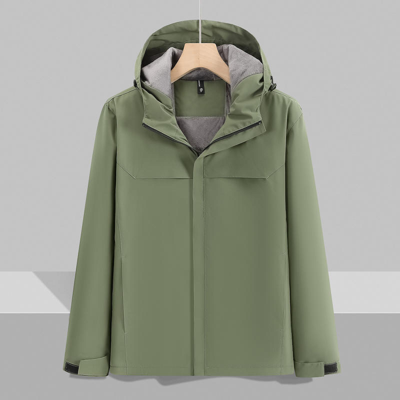 春秋薄款冲锋衣定制logo企业团体外套防风防水软壳风衣工作服刺绣|undefined
