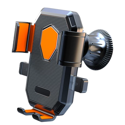 Car phone holder Sale Adjustable Multifunctional Car - orange-hook-clip