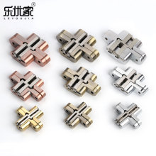 不锈钢十字铰链锌合金三维可调节暗铰链木门合页隐藏式隐形门铰片