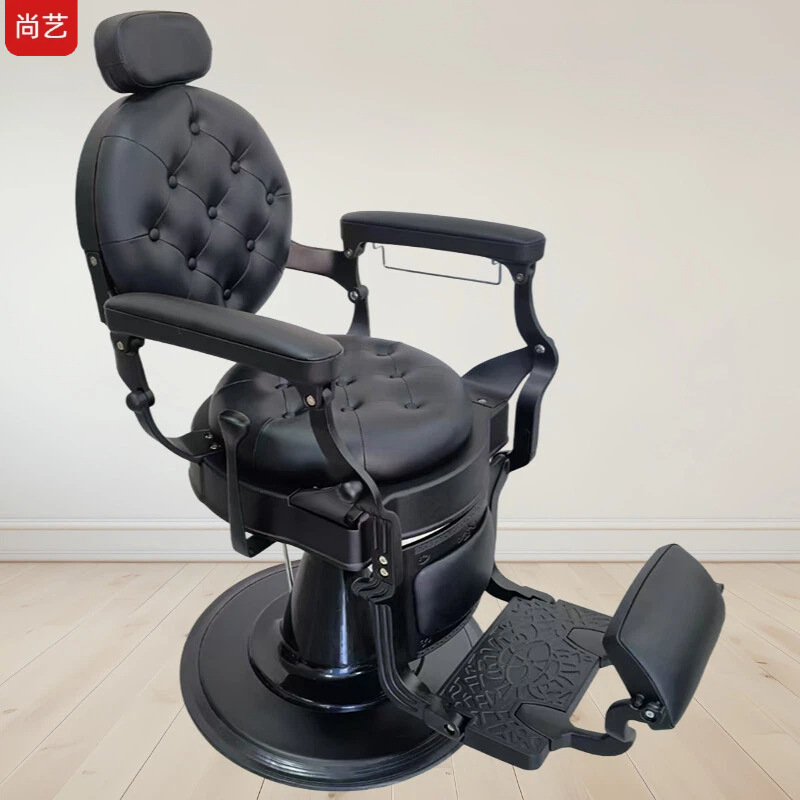 Transfronterizos para silla de barbero retro, silla de barbero para hombres, silla de cabeza de aceite, silla de barbero para afeitar image 9