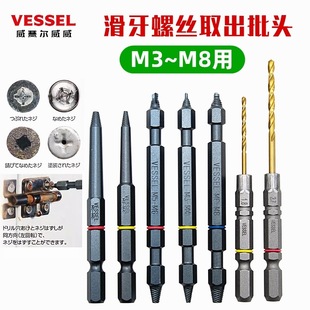 Japanese Vessel Screw Extractor Tool for Broken or Stripped Screws