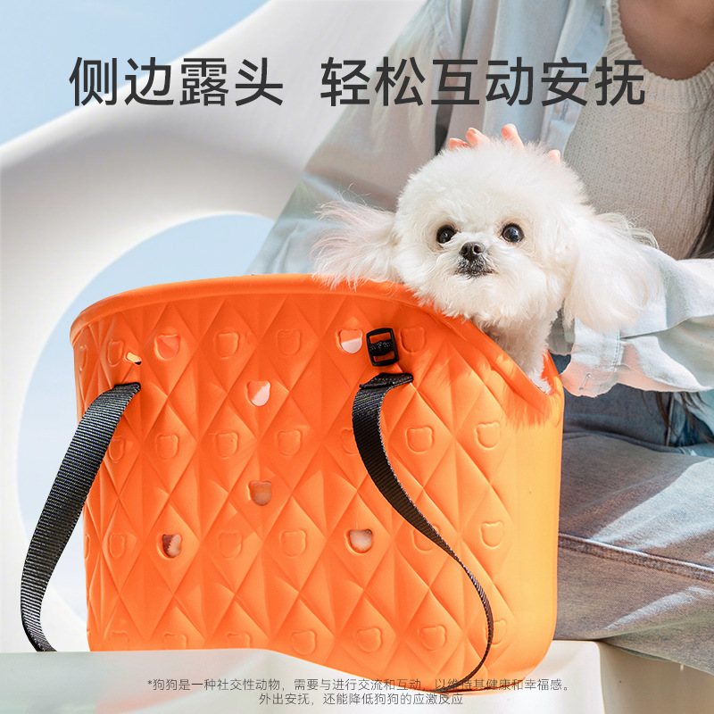 Primavera y verano perros EVA impermeable bolsa transpirable perros pequeños y medianos Teddy Bear mochila bolsa para gatos bolsa para mascotas