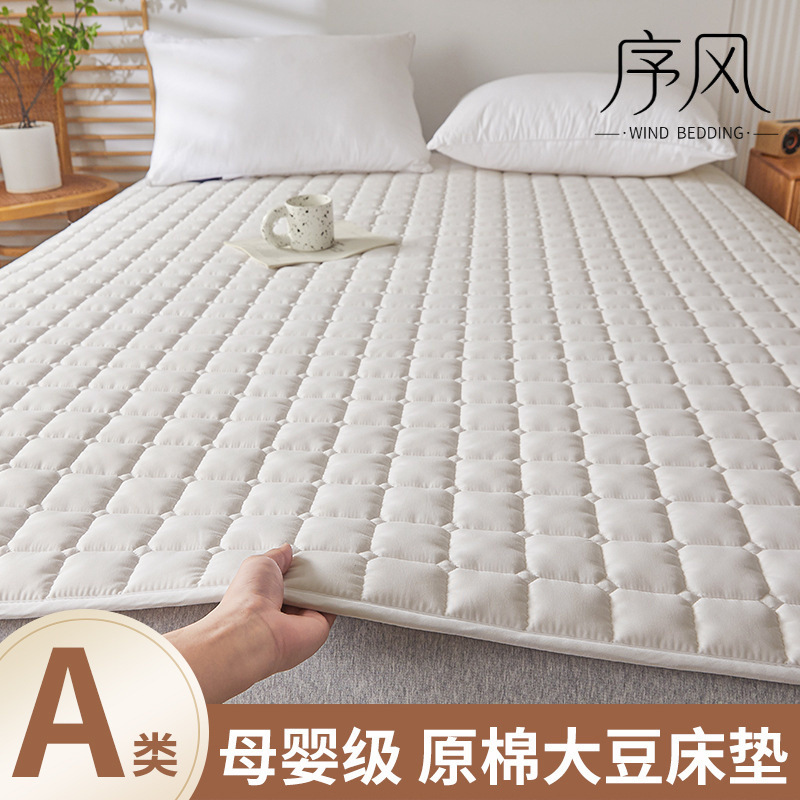 Mattress Soft Pad for Home Bedroom, Thin Non-Slip Mat, Dormitory Student Single/Double Tatami Protection Pad, Machine Washable