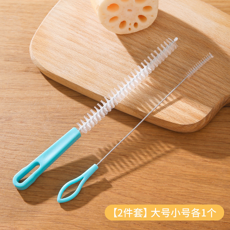 婴儿吸管刷清洁工具奶瓶刷清洗刷子洗藕莲藕孔刷|undefined