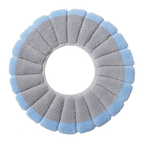 Toilet seat cushion O-type knitting toilet seat ring, thickened, washable toilet seat cover, home cartoon toilet seat cover