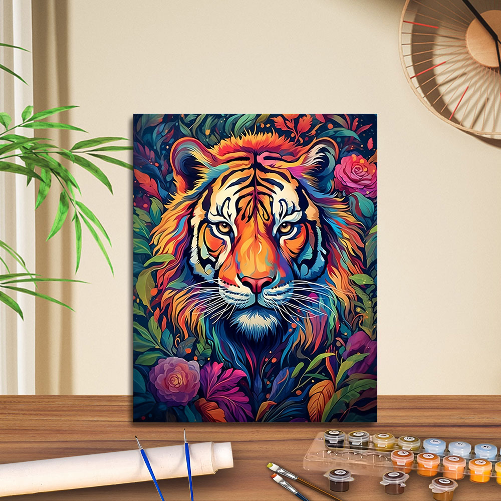Transfronterizo jitdiy agente de pintura al óleo digital fabricantes al por mayor artesanal amazon pintura al óleo decorativa barraca de relleno