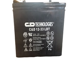 西恩迪大力神蓄电池 C&D12-33LBT 12V33AH 免维护直流屏蓄电