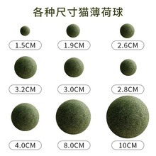舔舔乐猫薄荷玩具球各种大小猫咪玩具助排毛球自动逗猫磨牙解闷