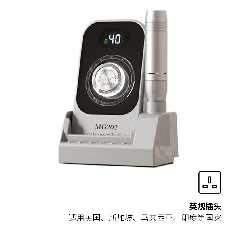 Botón de botón de pulido de uñas portátil, pulido de escritorio, herramienta de pulido de uñas, pulidora de uñas, eliminación profesional de uñas