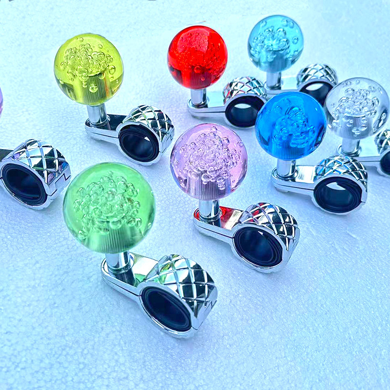 Cross-border car steering wheel round booster ball acrylic car bearing type 360 ° labor-saving auxiliary steering gear