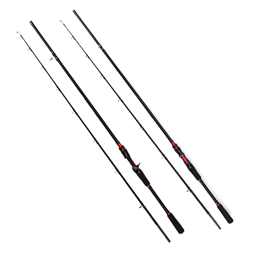 Luya Rod traje M caña de pescar ajustable entrega de una sola pieza 2,1 M mango recto pistola mango carbono Luya Rod