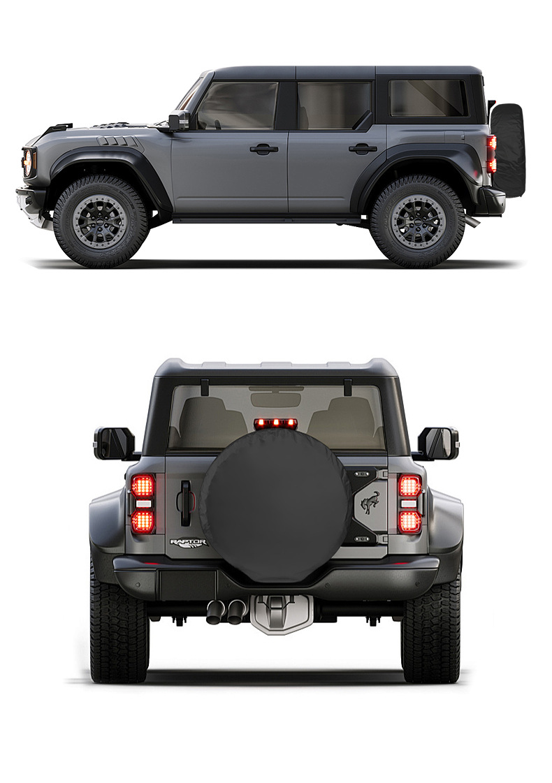 Cross-Border Car Tire Cover Windproof Hook Universal Tire Cover 190t Polyester Taffeta Sun Protection Waterproof Spare Tire Cover