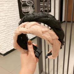 2024秋季新款髮飾品韓版麻花辮子發箍女韓國網紗編織頭箍發窟發卡