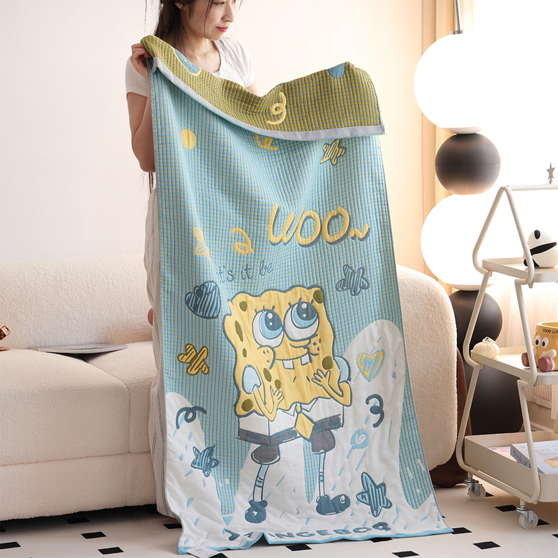 Thickened Bath Towel Pure Cotton Gauze Cartoon Household Absorbent Quick-drying No lint New Style All Cotton Large Towel Bath Wrap Towel