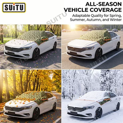 Car snow shield winter, front windshield anti-freeze cover